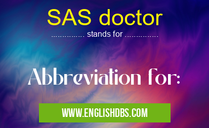 SAS doctor