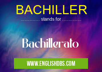 BACHILLER