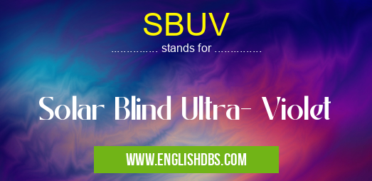 SBUV