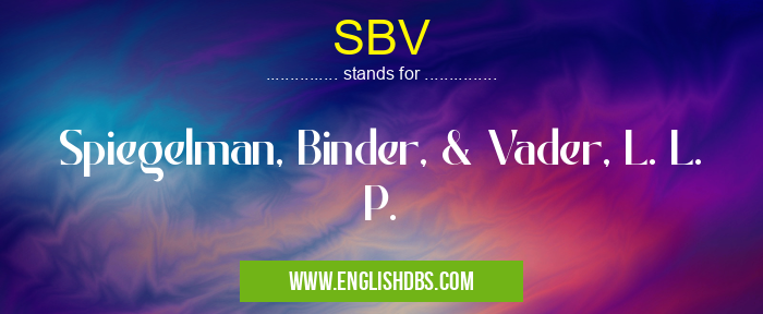 SBV