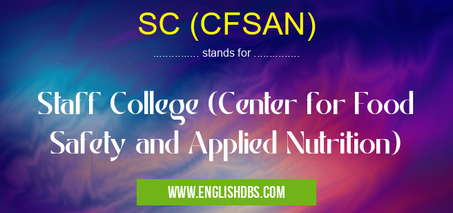 SC (CFSAN)