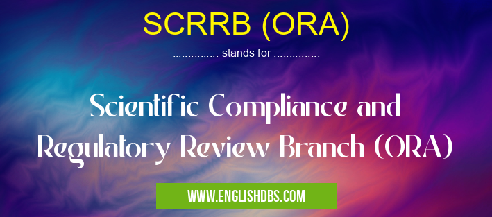 SCRRB (ORA)