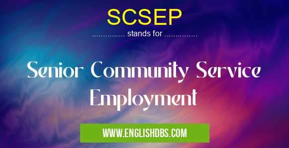 SCSEP