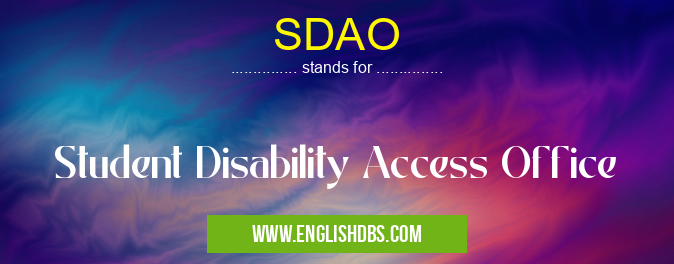 SDAO