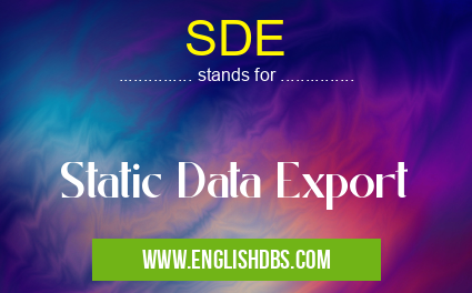 SDE