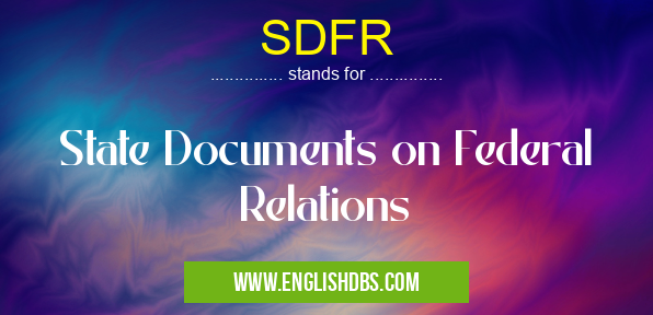 SDFR