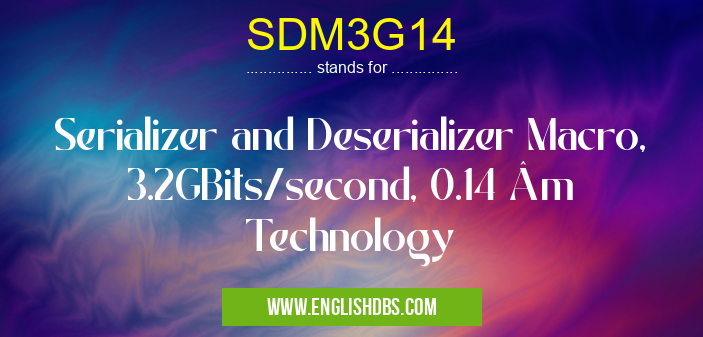 SDM3G14