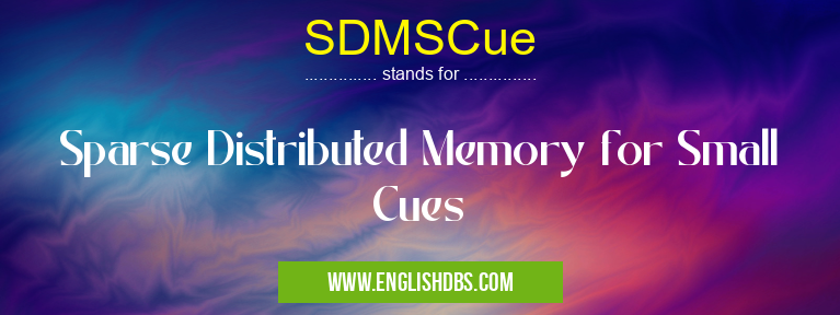 SDMSCue