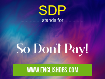 SDP