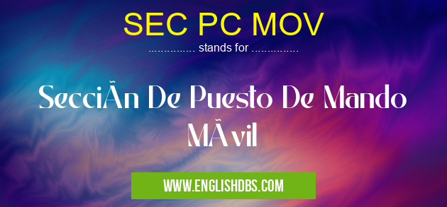 SEC PC MOV