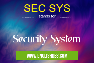 SEC SYS