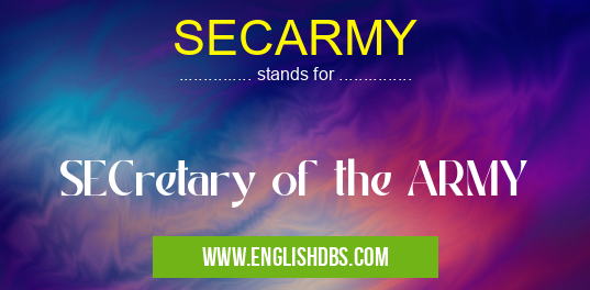 SECARMY