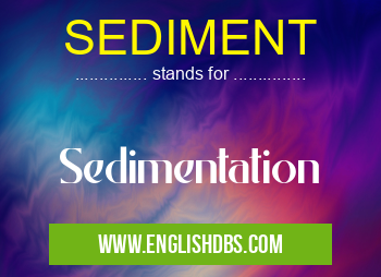 SEDIMENT