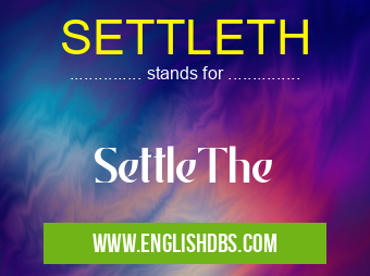 SETTLETH