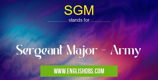 SGM