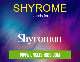 SHYROME