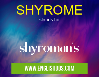 SHYROME