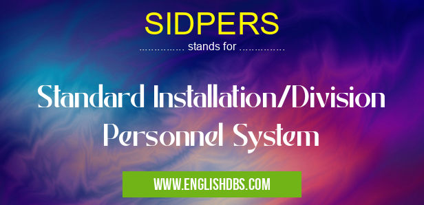 SIDPERS