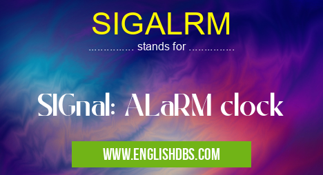 SIGALRM