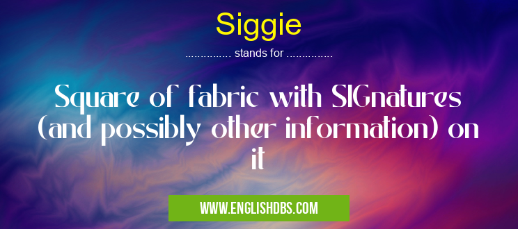 Siggie