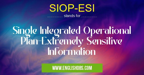 SIOP-ESI