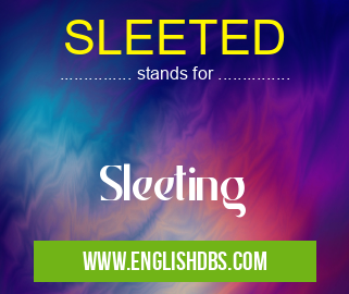 SLEETED