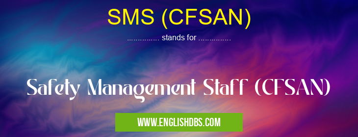 SMS (CFSAN)