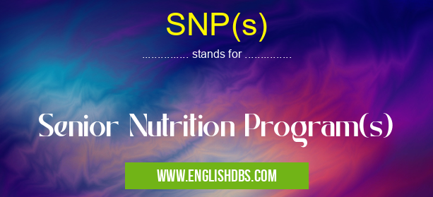 SNP(s)