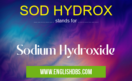 SOD HYDROX