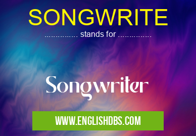 SONGWRITE