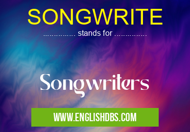 SONGWRITE