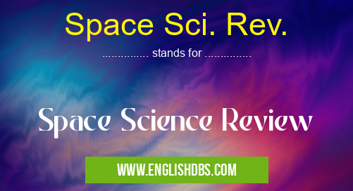 Space Sci. Rev.