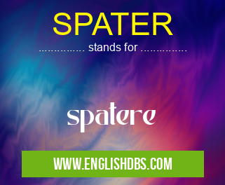 SPATER