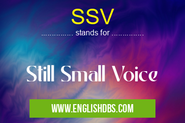 SSV