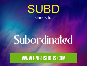 SUBD