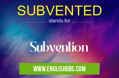 SUBVENTED