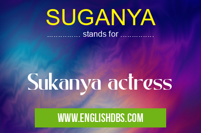 SUGANYA