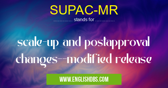 SUPAC-MR