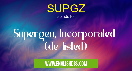 SUPGZ