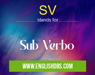 SV