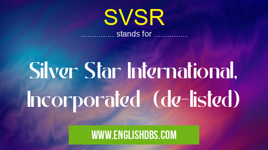 SVSR