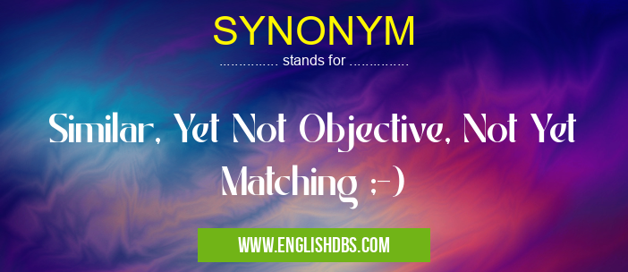 SYNONYM