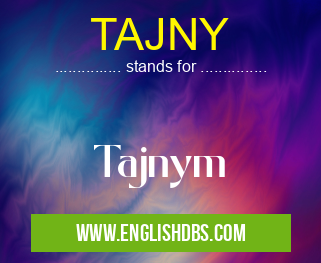 TAJNY