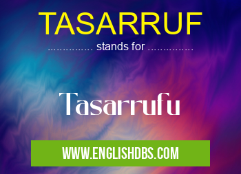 TASARRUF