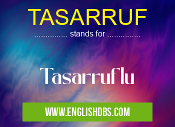 TASARRUF