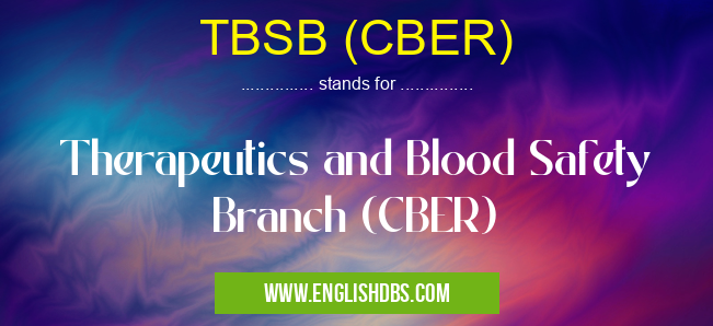 TBSB (CBER)