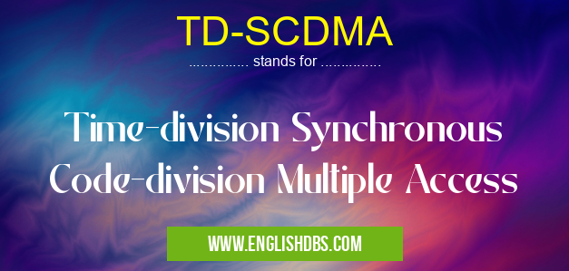 TD-SCDMA