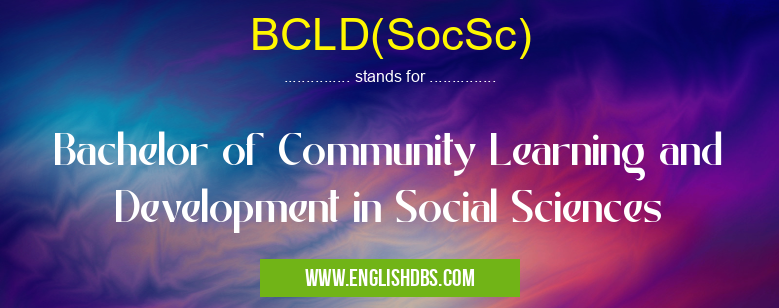 BCLD(SocSc)