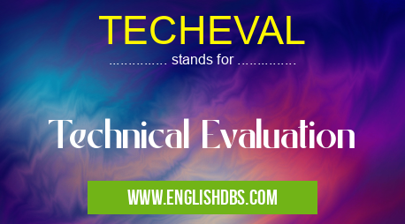 TECHEVAL