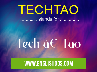 TECHTAO